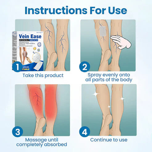 š„Time-Limited Offer -SkinPrikyn⢠Vein Ease Microneedle Care Patch - Cuttable (For Spider Veins, Varicose Veins, Swelling & Leg Fatigue)