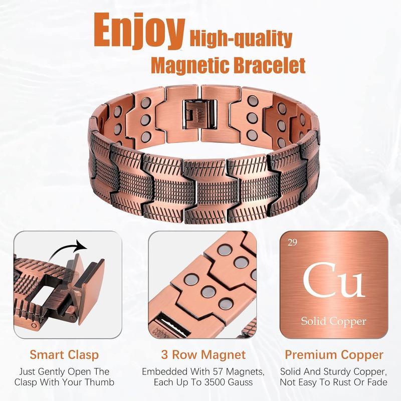 Copper magnetic bracelet——Relieve fatigue and promote blood circulation✨✨
