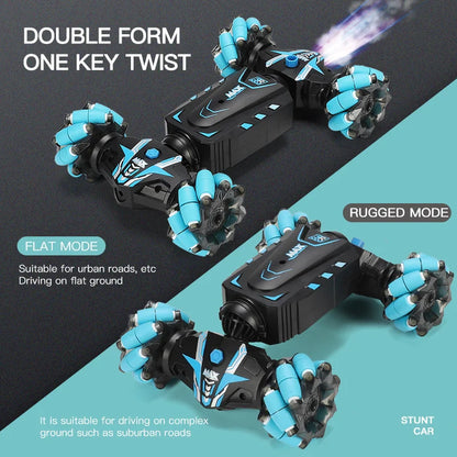 RC Car Toy Gesture Sensing Spray Twisting Stunt Drift Car Radio Remote Controlled Cars RC 4Wd Toys Children Boy Gift