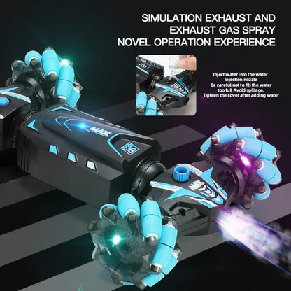 RC Car Toy Gesture Sensing Spray Twisting Stunt Drift Car Radio Remote Controlled Cars RC 4Wd Toys Children Boy Gift