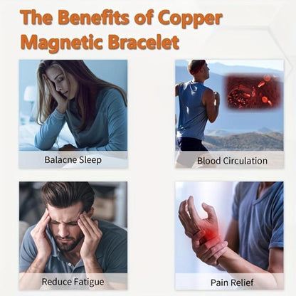 Copper magnetic bracelet——Relieve fatigue and promote blood circulation✨✨